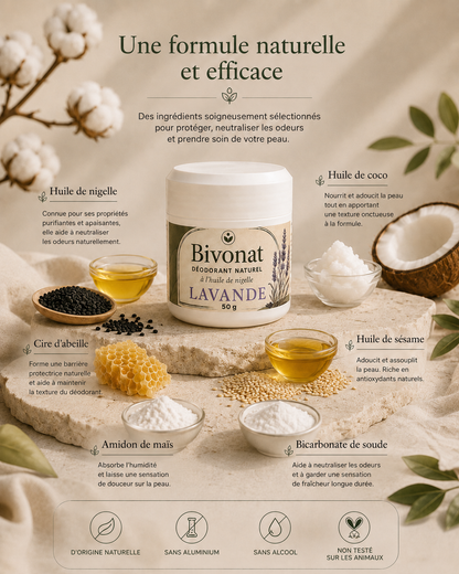 Déodorant naturel Lavande